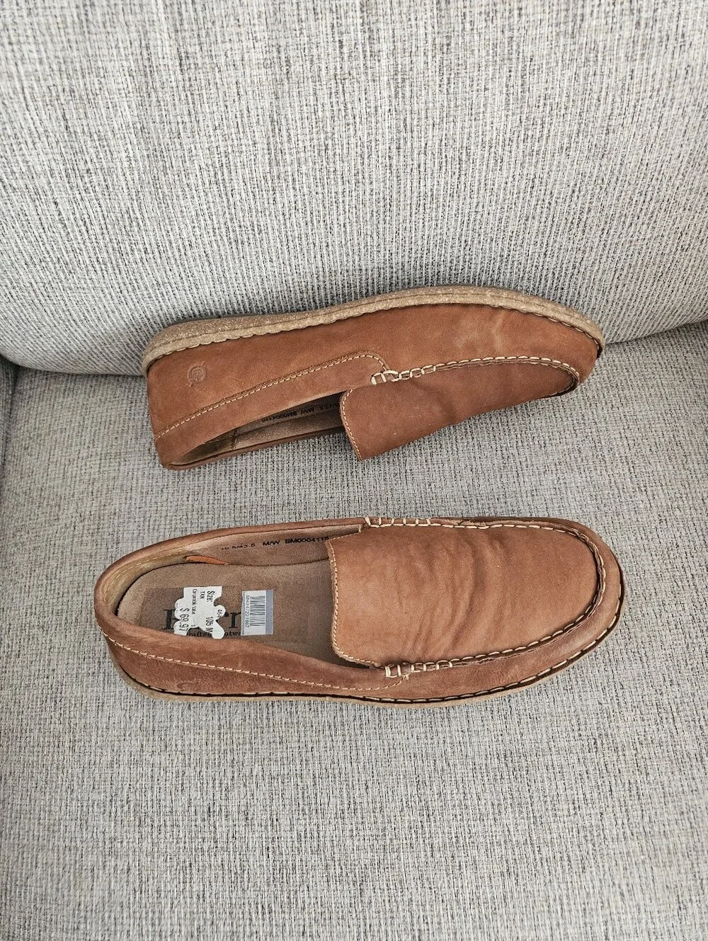 Børn Leather Slip-On Loafers Size 10.5